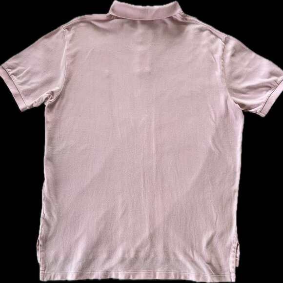 POLO Ralph Lauren Men's Pink Cotton Mesh/Piqué Knit Polo Shirt - Classic Fit XL - Picture 3 of 6